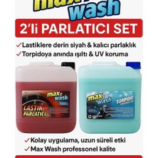 Max&Wash Oto Lastik Parlatıcı-Torpido Parlatıcı Süt. ( Özel Seri) 4+4kg