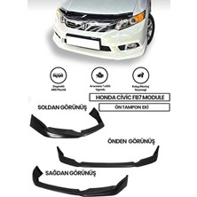 Honda Civic Fb7 2012-2016 Uyumlu Boyasız Plastik Modulo Ön Ek Boyasız