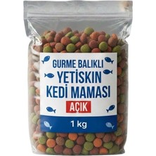 Balıklı Açık Kedi Maması – Sokak Hayvanları Için Ekonomik ve Besleyici Çözüm - 1 kg 🐾 🐟