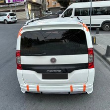 Fiat Fiorino Uyumlu Beyaz Boyalı Spoiler Plastik