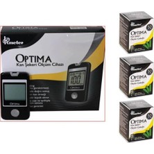 Optima Kan Sekeri Ölçüm Cihazı + 3 Kutu Strip 150 Adet
