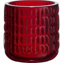 Paşabahçe Yağmur Mumluk Kırmızı - 1 Adet