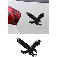 New Jargon Uçan Kartal Oto Sticker - Araba Motor Cam Sticker - Kartal Oto Sticker 15X12CM