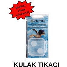 Nimo 2 Li Silikon Kulak Tıkacı Kulağı Basınçtan Koruma Aparatı Tıkaç Havuz Deniz Uçak