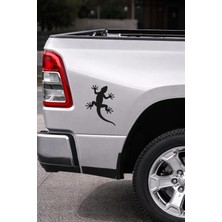New Jargon Kertenkele Oto Sticker - Gecko Araba Sticker - Kask Sticker 11X15CM