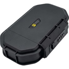 Temel Su Geçirmez Taşınabilir Güvenlik Kutusu, 4 Haneli Şifreli, Çelik Kablolu Portatif Eşya Kasası