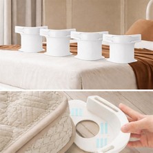 Zibox Sunup SN-29126 Pratik 4'lü Nevresim - Çarşaf Tutucu Sabitleyici