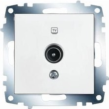 Viko Beyaz Tv Prizi Sonlu (Çerçevesiz) 90967X10 Viko