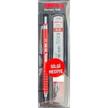 Rotring Okul Seti Tikky Retro 0.5+Min Silgi Hediyeli Kırmızı
