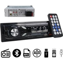 Pratico Market Carstar CS-107 Çift Usb/sd/fm/aux/bluetooth Kumandalı Oto Teyp 4X60 Watt