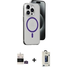 İlkyaz Fashion Ieg™ iPhone 14 Pro Max Kılıf Odak Form Özel Seri - Siyah Bilvis Hayalet Cam Ekran Koruyucu + Go