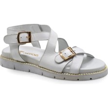 Venüs Kadın Hakiki Deri Sandalet 25440003Y