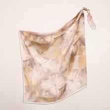 Piramit Naturel Eşarp | Rüya Bahçesi