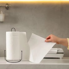 Mybru Lüks Metal Siyah Kağıt Havluluk Kağıt Havlu Asacağı Peçetelik