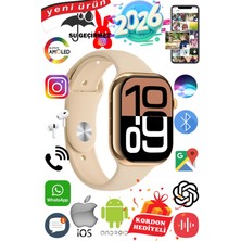 Bunnys Lg Uyumlu Su Geçirmez Akıllı Saat 45MM Kordon Hediyeli 4gb Amoled Ekran