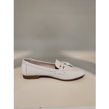 Venüs Kadın Hakiki Deri Beyaz Ayakkabı 24023025Y