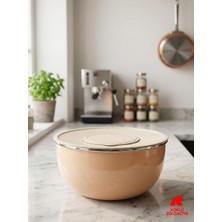 Köklü Züccaciye Emaye Karıştırma Kabı