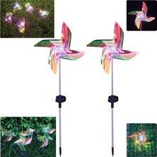 Zibox Powermaster PM-29310 Dc 5 Volt Solar Rüzgar Gülü Led Bahçe Aydınlatma 2'li Paket