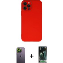 İlkyaz Fashion Ieg™ iPhone 12 Pro Max Kılıf Çekirdek Modern Serisi - Siyah 360 Mat Full Body Arka Koruyucu + Y