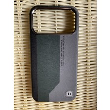 Husta Aksesuar iPhone 17 Pro Max Magsafe Uyumlu Kamera Korumalı Darbe Emici Şık Deri Kılıf - 15W Hızlı Şarj Destekli