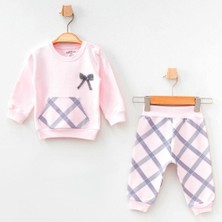 Aziz Bebe %100 Pamuklu Kız Bebek Pijama Takımı