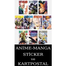 Akılçelen Kitaplar One Punch Man 16-17-18-19-20-21-22-23-24-25 Manga Seti (10 Kitap) / Anime-Manga Sticker ve Kartpostal Hediyeli