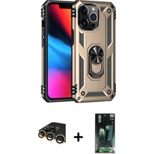 İlkyaz Fashion Ieg™ iPhone 14 Pro Max Kılıf Ahenk Klasik Koleksiyonu - Şeffaf 360 Full Body Arka Koruyucu + Go