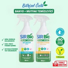Sır Bio Mutfak Temizleyici 500 ml +Banyo Temizleyici 500 ml