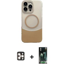 İlkyaz Fashion Ieg™ iPhone 16 Pro Max Kılıf Kozmos Form Özel Seri - Siyah 360 Mat Full Body Arka Koruyucu + Go