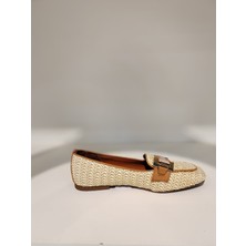 Kuum London K14605 Kadın Toka Detaylı Babet Ayakkabı