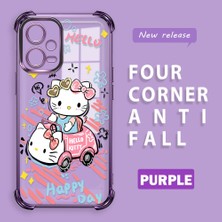 HONTINGA Xiaomi Poco X5 5g ile Uyumlu Şeffaf Kılıfı Düşüme Önleyici Basitlik Anti Düşme Kamera Korumali Hello Kitty Desen Yumuşak Silikon Telefon Kılıfı Kadın ve Erkek Için Uygundur K3-0193