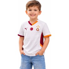 Galatasaray Orijinal Lisanslı Çocuk Beyaz Forma