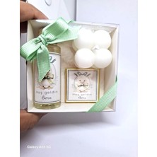 Liora Hediyelik Kolonya Mum ve Çikolata Bebek , Düğün, Kına, Nişan ,söz ,mevlid ve Doğum Günü Hediyelik 10 Adet