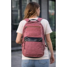 Old Cotton Cargo Sırt Çantası Kanvas Kumaş Unisex Günlük Okul Seyahat Laptop Çantası