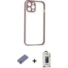 İlkyaz Fashion Ieg™ iPhone 12 Pro Max Kılıf Nova Asil Özel Seri - Siyah Bilvis Hayalet Cam Ekran Koruyucu + Go