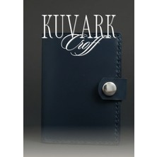 Kuvark Croff Çok Bölmeli Şeffaf Gözlü Kartlık - Cuzdan | Hakiki Dana Derisi | El Yapımı