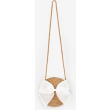 Le Mabelle Kahverengi Kız Çocuk Hasır Çanta