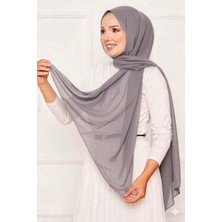 ECN Elegant Soft Krep Şal Serisi Gri