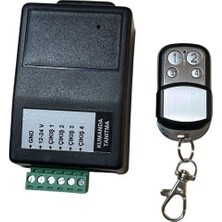 Sanec 4 Kanal Uzaktan Kumanda Röle Modülü 12-24V Dc 5A – Akıllı Kumanda Tanımlama Özellikli Kontrol Kartı