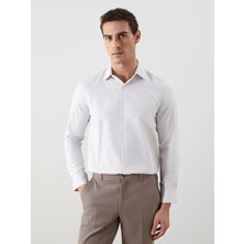 Lc Waikiki Yeni Sezon Slim Fit Uzun Kollu Çizgili Gabardin Erkek Gömlek
