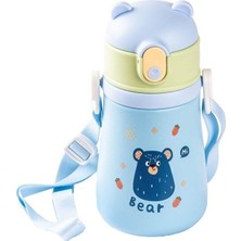 Tantitoni Askılı Çelik Çocuk Termosu 380 ml Mavi