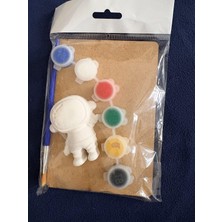 Giftölye Astronot 3D Figür Taş Boyama Seti