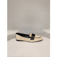 Kuum London K14605 Kadın Toka Detaylı Babet Ayakkabı