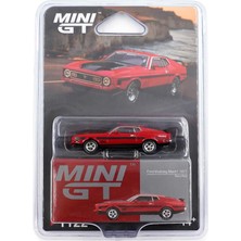 Mini T Mini Gt 1/64 Ford Mustang Mach1 1971 Race Red - Blister Paket 1122