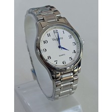 Vegans Çelik Kordonlu, Metalik, Gizli Kilit, 3 Atm Su Geçirmez, 2 Yıl Garantili Erkek Kol Saati