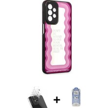 İlkyaz Fashion Ieg™ Galaxy A23 4g Kılıf Odak Klasik Serisi - Siyah Joko Magic 5d Cam + Şeffaf Kamera Lens Koru