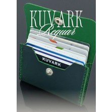 Kuvark Requar Kutu Kartlık | Yatay Model | Hakiki Dana Derisi | El Yapımı