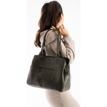 MEGA Yeni Sezon Kadın Omuz ve El Çantası – Çok Bölmeli Yumuşak Deri Günlük Çanta