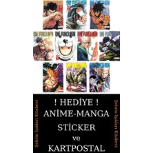 Akılçelen Kitaplar One Punch Man 11-12-13-14-15-16-17-18-19-20 Manga Seti (10 Kitap) / Tek Yumruk / Sticker ve Kartpostal Hediyeli