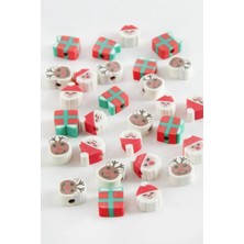 Esranın Dünyası Karışık Yılbaşı Fimo Boncuk 100 Adet RSBİJ34-ESRDNS